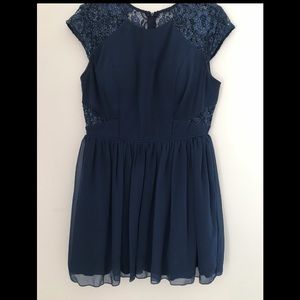Blue Homecoming Dress